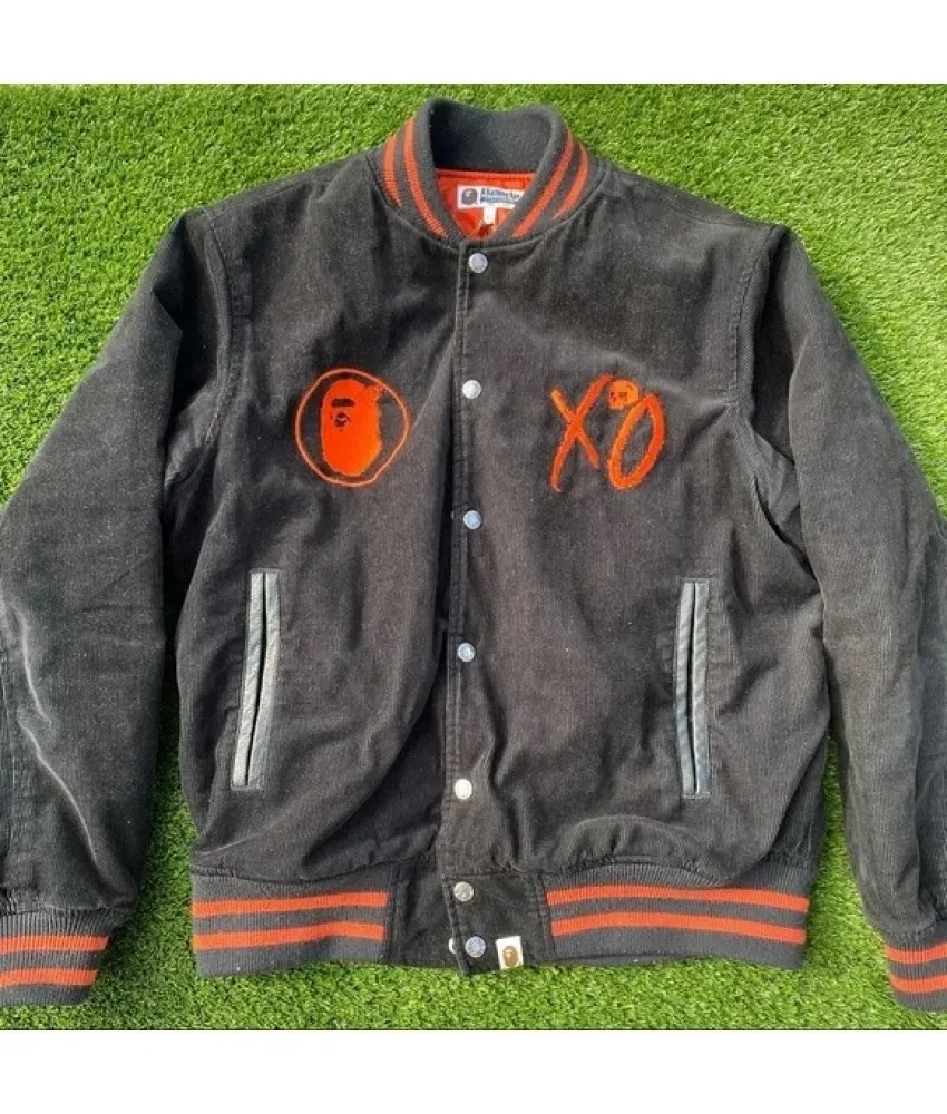 BAPE X XO VARSITY JACKET XXL THE WEEKND - スタジャン